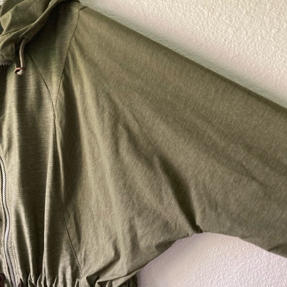 Eddie Bauer Khaki Nylon Polyester Breathable Hooded Parka size L - Picture 5 of 15